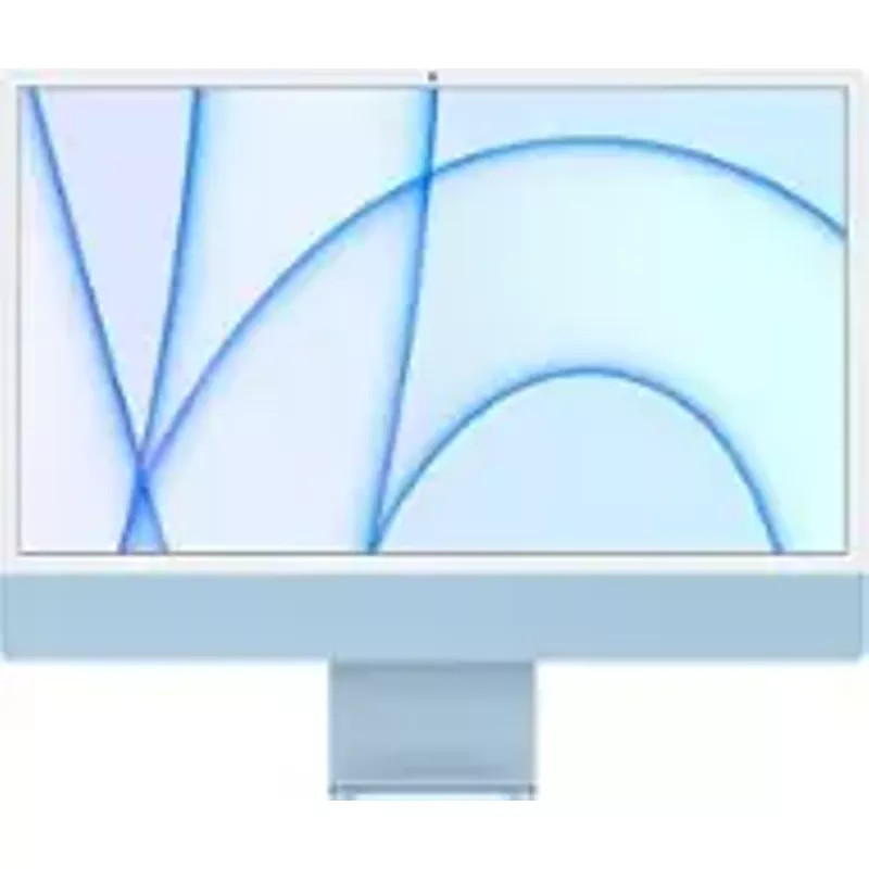 Apple - iMac 24" - Retina 4.5K Display - Apple M1 - 8GB RAM - 256GB SSD - Blue