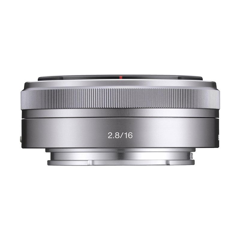 Sony - 16mm f/2.8 E-Mount Wide-Angle Lens - Silver