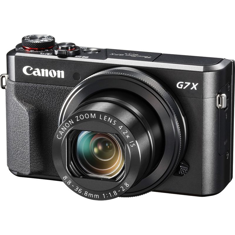 Left Zoom. Canon - PowerShot G7 X Mark II 20.1-Megapixel Digital Video Camera - Black