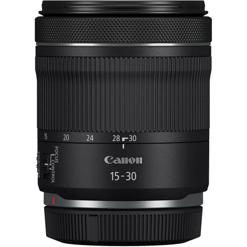 Canon - RF 15-30mm F4.5-6.3 IS STM Ultra-Wide Angle Zoom Lens for EOS R-Series Cameras - Black