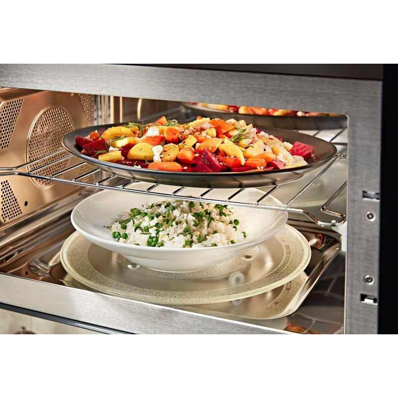 Alt View Zoom 18. KitchenAid - 1.9 Cu. Ft. Convection Over-the-Range Microwave with Sensor Cooking - Stainless steel