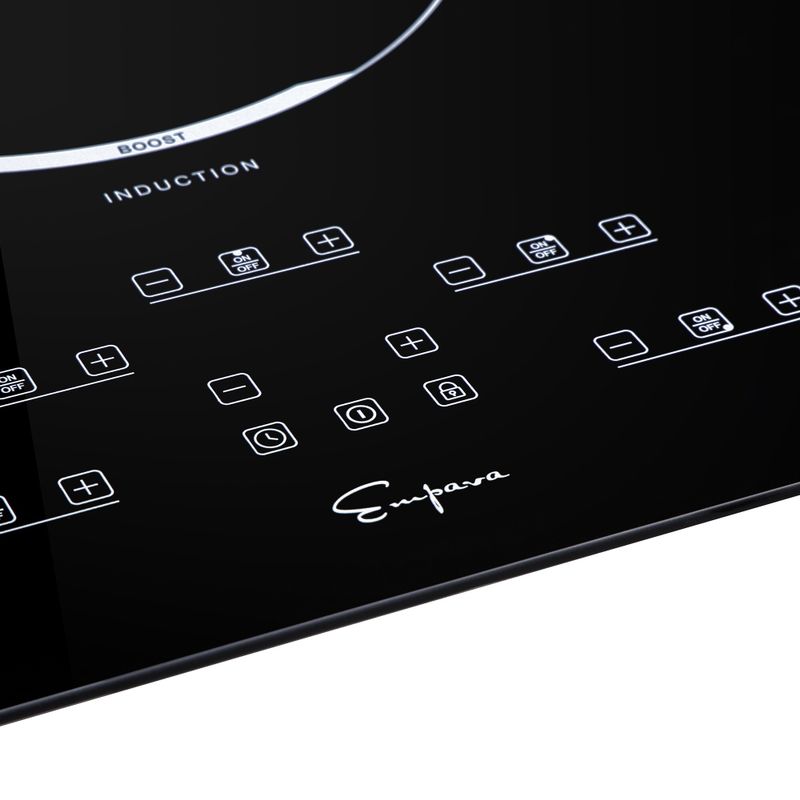 36-in Induction Cooktop with 5 Elements including 3,700-Watt Element - Black