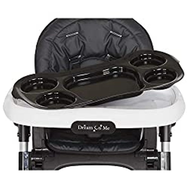Dream On Me Solid Times High Chair | Compact & Sleek High Chair | Multiple Recline & Height Positions | Light Weight Portable...