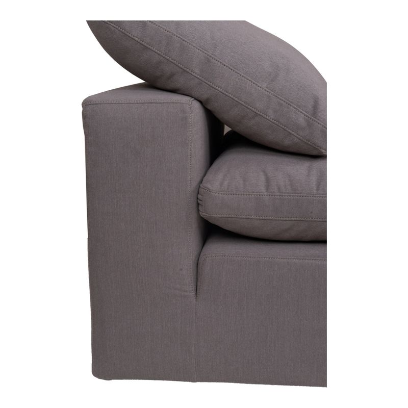 Aurelle Home Corbin Modern Modular Sectional Piece - Slipper Chair - Black