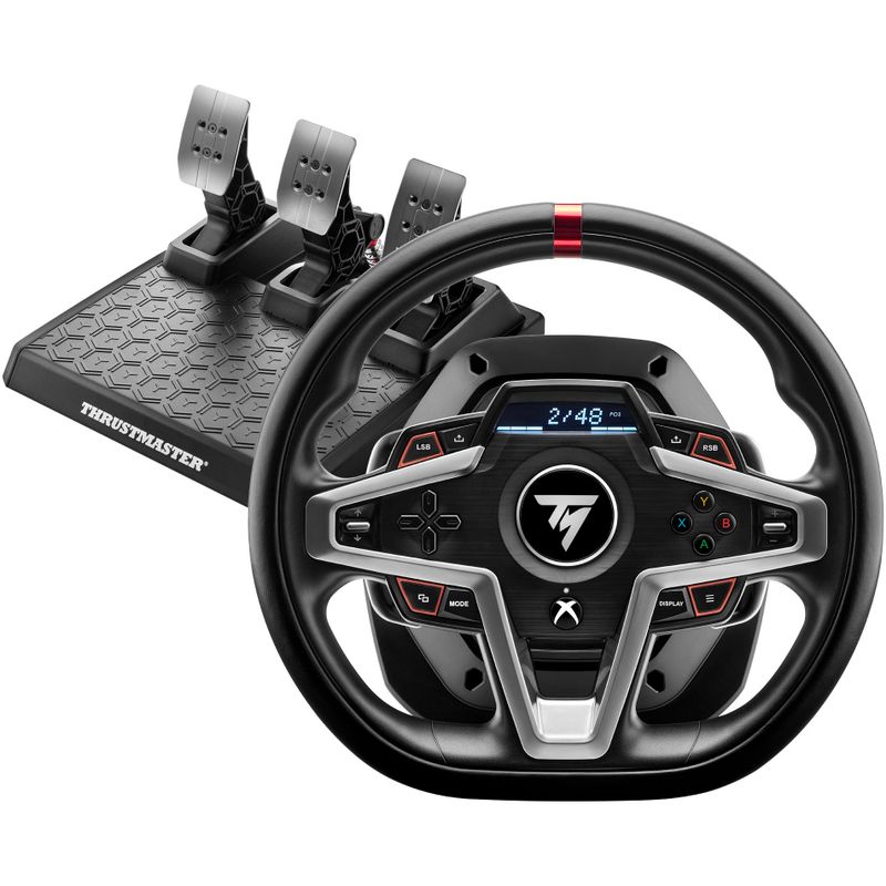 Front Zoom. Thrustmaster - T248 Racing Wheel and Magnetic Pedals for Xbox Series X|S and PC