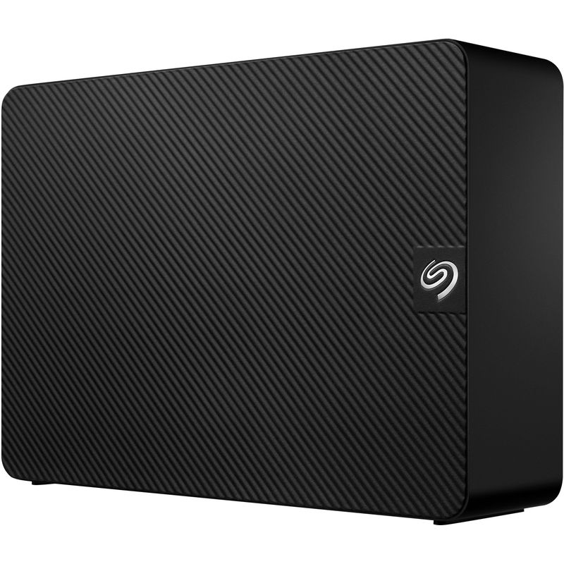 Angle Zoom. Seagate - Expansion 8TB External USB 3.0 Desktop Hard Drive with Rescue Data Recovery Services - Black