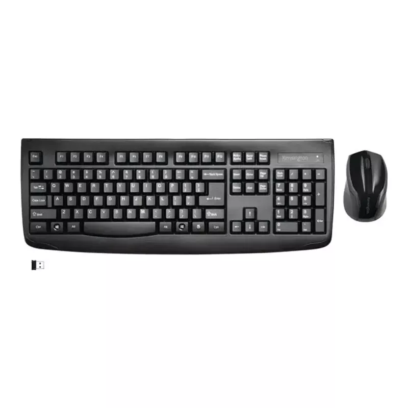 Kensington Pro Fit Low-Profile Desktop Set - keyboard and mouse set - black
