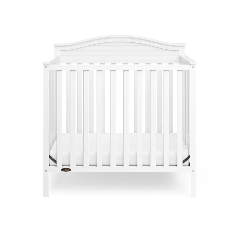 Graco Stella 4-in-1 Convertible Mini Crib - White