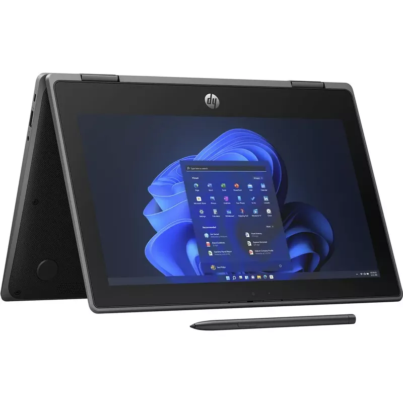 HP Pro x360 Fortis 11 G11 11.6" HD 2-In-1 Touchscreen Notebook Computer, Intel N100 0.8GHz, 4GB RAM, 64GB eMMC, Windows 11 SE