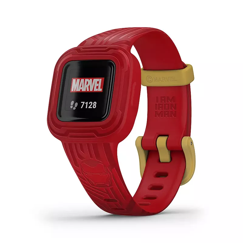 Garmin - vivofit jr. 3 Kids Fitness Activity Tracker - Marvel Iron Man