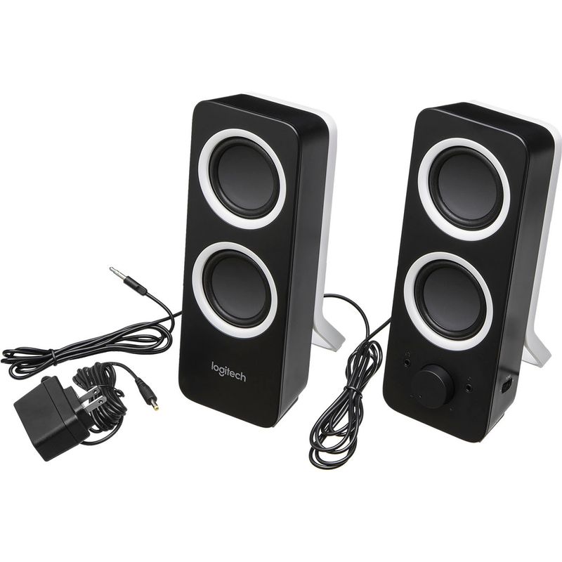 Alt View Zoom 14. Logitech - Z200 2.0 Multimedia Speakers with Stereo Sound (2-Piece) - Black