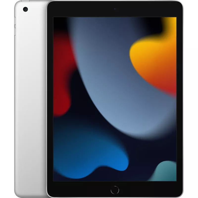 Apple 10.2-Inch iPad (9th Generation) with Wi-Fi 64GB Silver Green Case Bundle