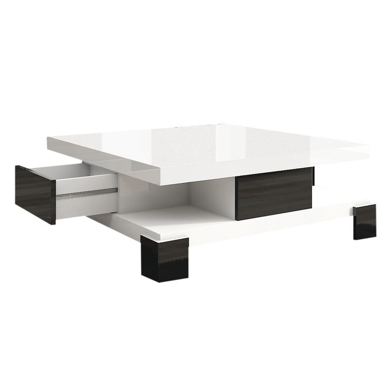 Strick & Bolton Clarence Two-tone Coffee Table - Brown/White