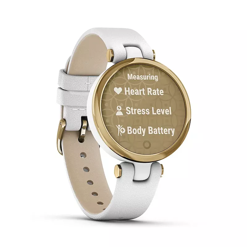 Garmin - Lily Classic Smartwatch 34mm Fiber-Reinforced Polymer - Light Gold