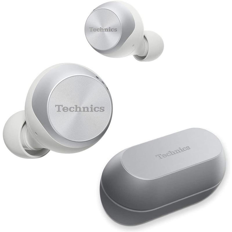 Panasonic Technics EAH-AZ70W True Wireless Earbuds with Advanced Noise Cancelling, Hi-Fi Sound, Silver