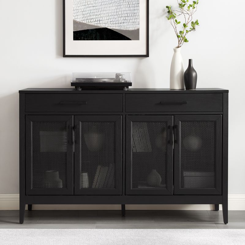 Rent to own Milo Sideboard 15.75"x56"x36" 15.75"x56"x36" Black