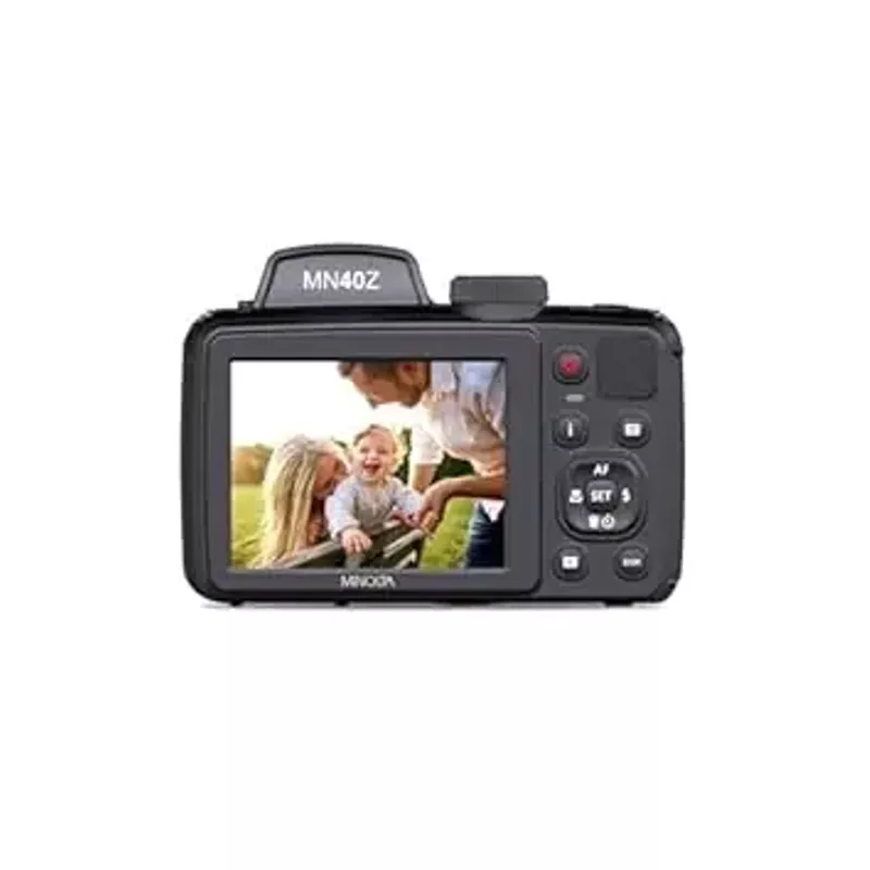 Minolta 20 Mega Pixels 40x Optical Zoom Digital Camera with 1080p FHD Video, Black