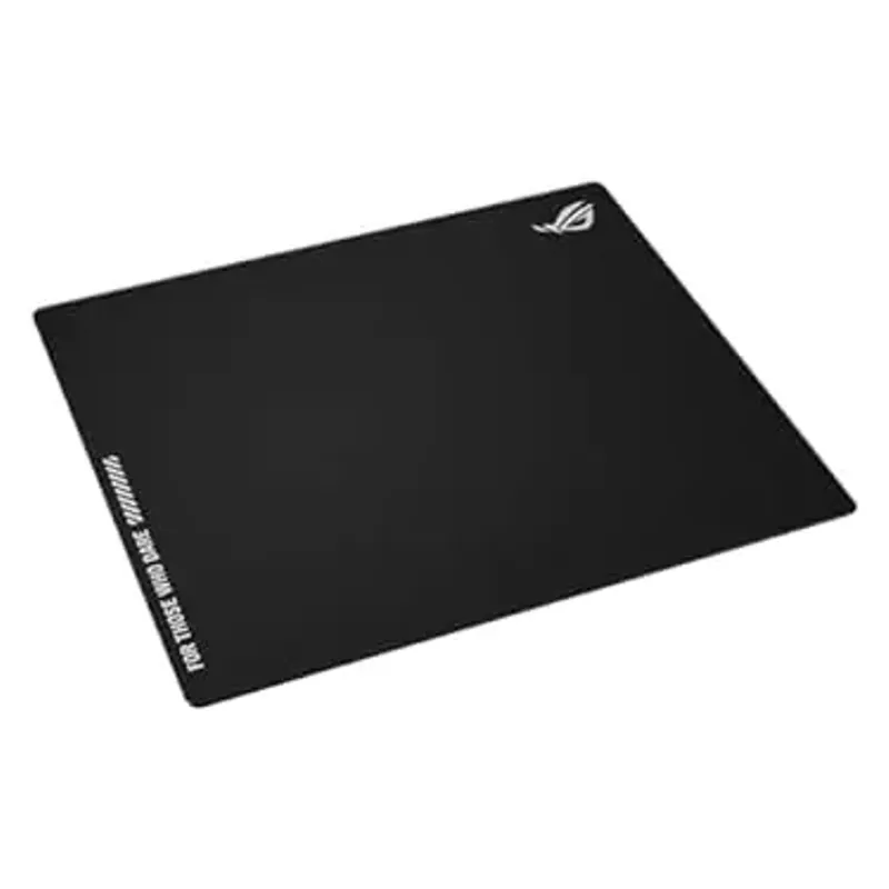 ASUS ROG NH04 ROG Moonstone ACE Gaming Mousepad, 19.69 x 15.75 x 0.16 in, Large Size, Ultra-Smooth Surface, Tempered Glass, Esports & FPS Gaming, Black