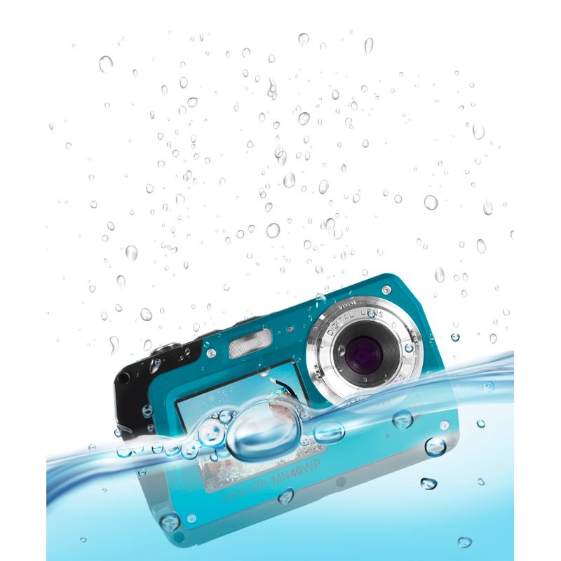 Alt View Zoom 2. Konica Minolta - MN40WP 48.0 Megapixel Waterproof Digital Camera - Blue