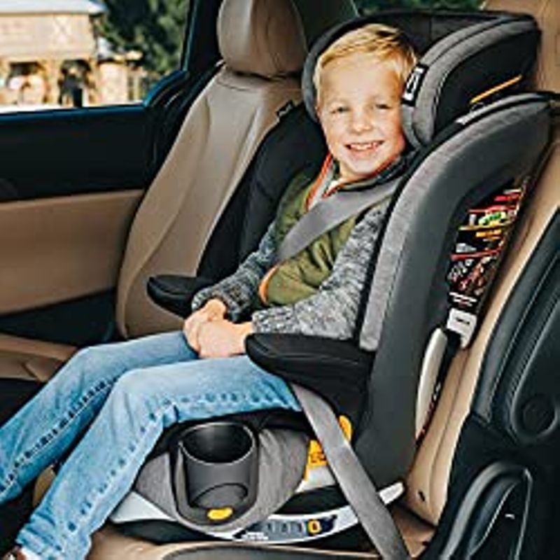 Chicco MyFit ClearTex Harness + Booster Car Seat - Shadow | Black