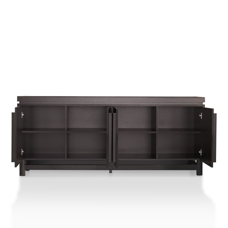 Furniture of America Sonova Modern 70-inch Buffet Cabinet - Distressed Grey