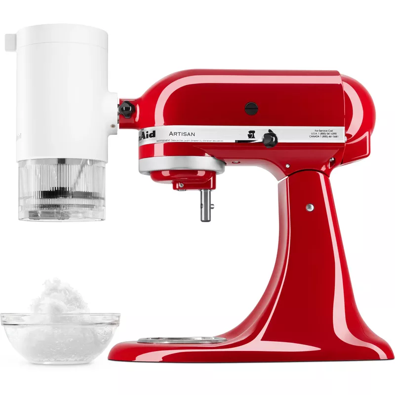 Rent to own KitchenAid Shave Ice Attachment, KSMSIA White