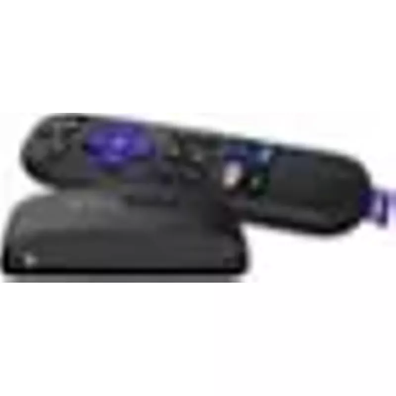 Roku Express 4K+ | Streaming Player HD/4K/HDR with Roku Voice Remote with TV Controls, includes Premium HDMI® Cable - Black