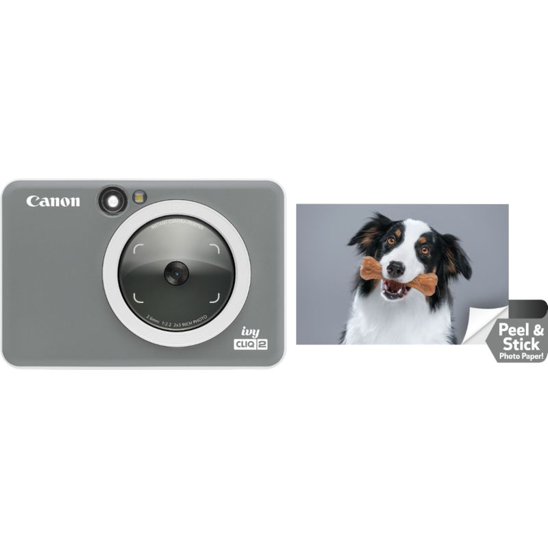 Angle Zoom. Canon - Ivy CLIQ2 Instant Film Camera - Charcoal