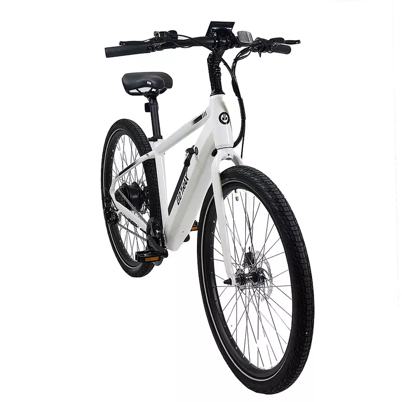 GoTrax - CTI Step Over eBike w/ 40.5mi Max Operating Range and 20mph Max Speed - White