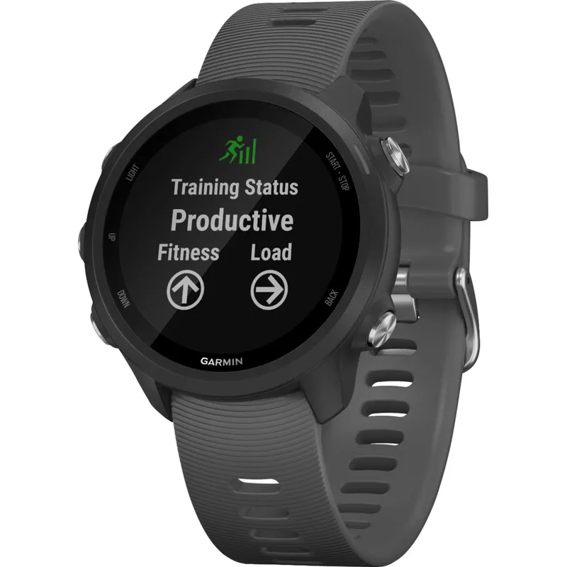 Garmin - Forerunner 245 GPS Smartwatch 42mm Fiber-Reinforced Polymer - Slate