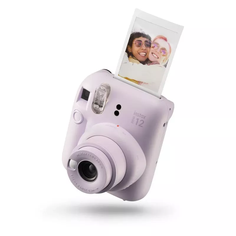 Fujifilm Instax Mini 12 Instant Film Camera, Lilac Purple, Bundle with Accessory Kit and 4x Twin Pack Daylight Film