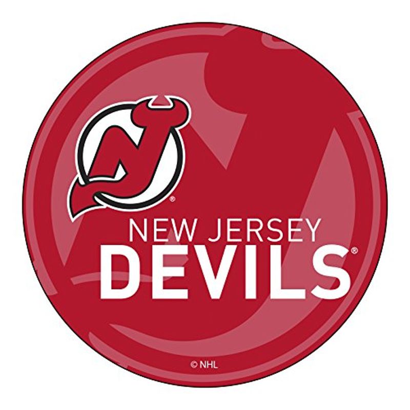Trademark Gameroom NHL1100-NJD-WM NHL Swivel bar Stool with Back - Watermark - New Jersey Devilsa