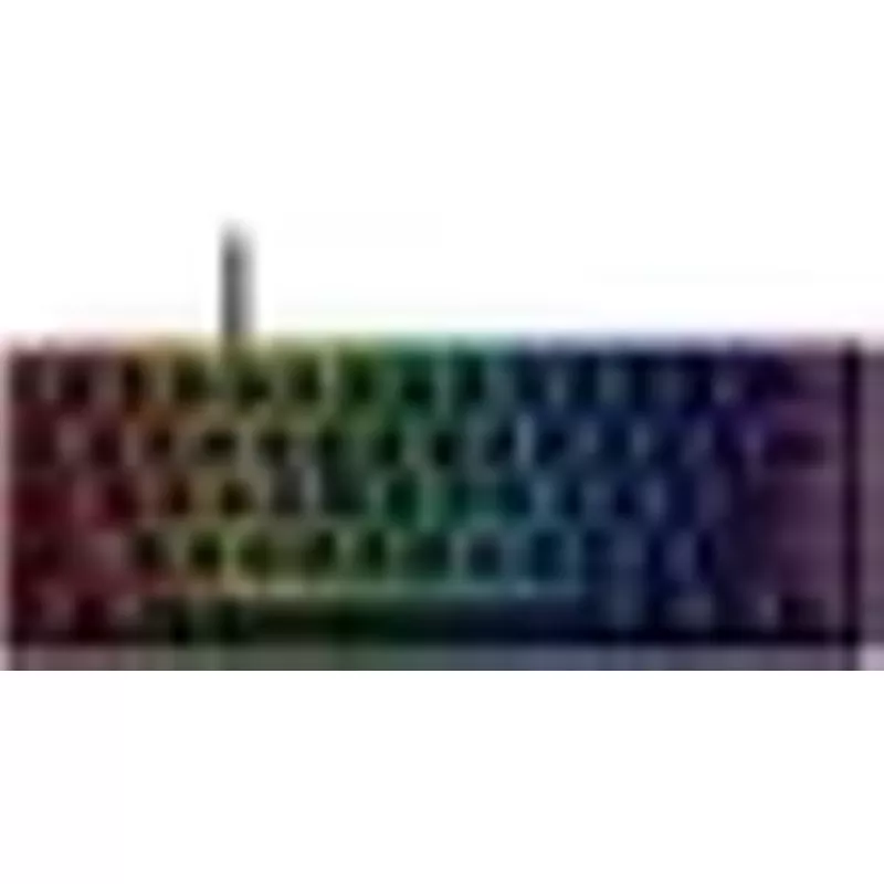 Razer - Huntsman Mini 60% Wired Optical Linear Switch Gaming Keyboard with Chroma RGB Backlighting - Black