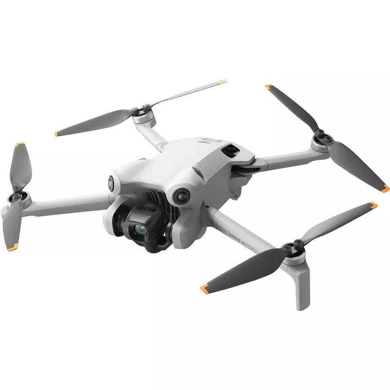 DJI - Mini 4 Pro Fly More Combo Drone and RC 2 Remote Control with Built-in Screen - Gray