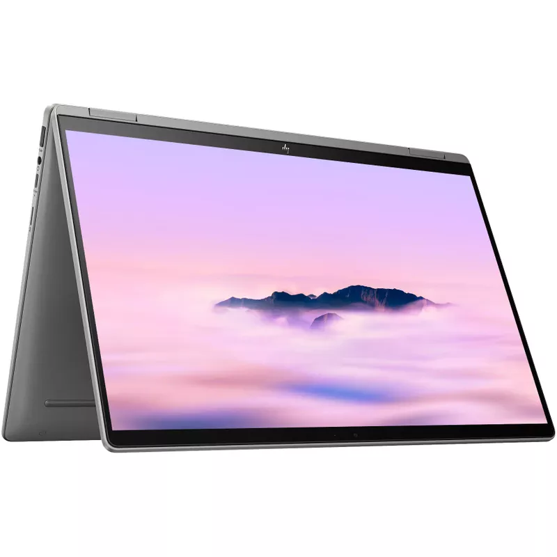 HP - 2-in-1 14" Wide Ultra XGA Touch-Screen Chromebook Plus Laptop - Intel Core i3 - 8GB Memory - 256GB SSD - Mineral Silver