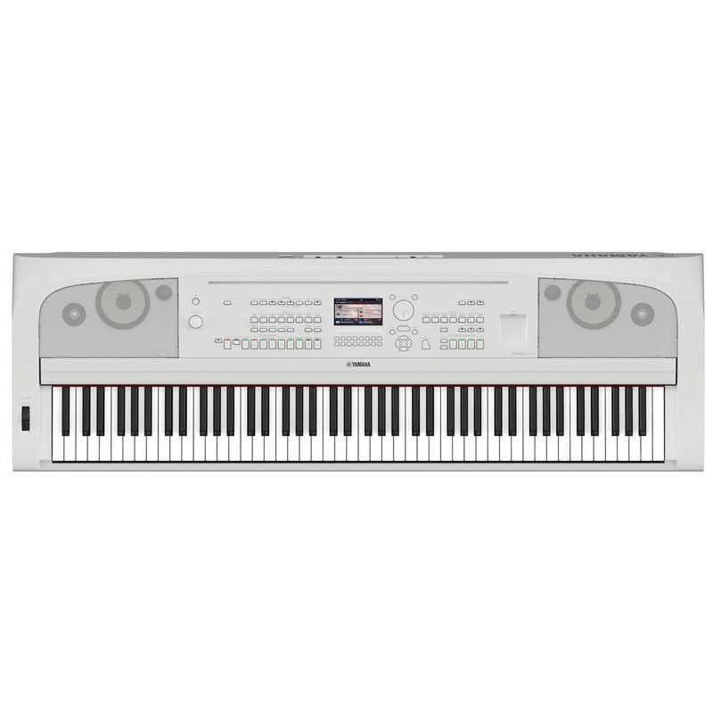 Yamaha DGX670 88-Key Portable Grand Piano, White