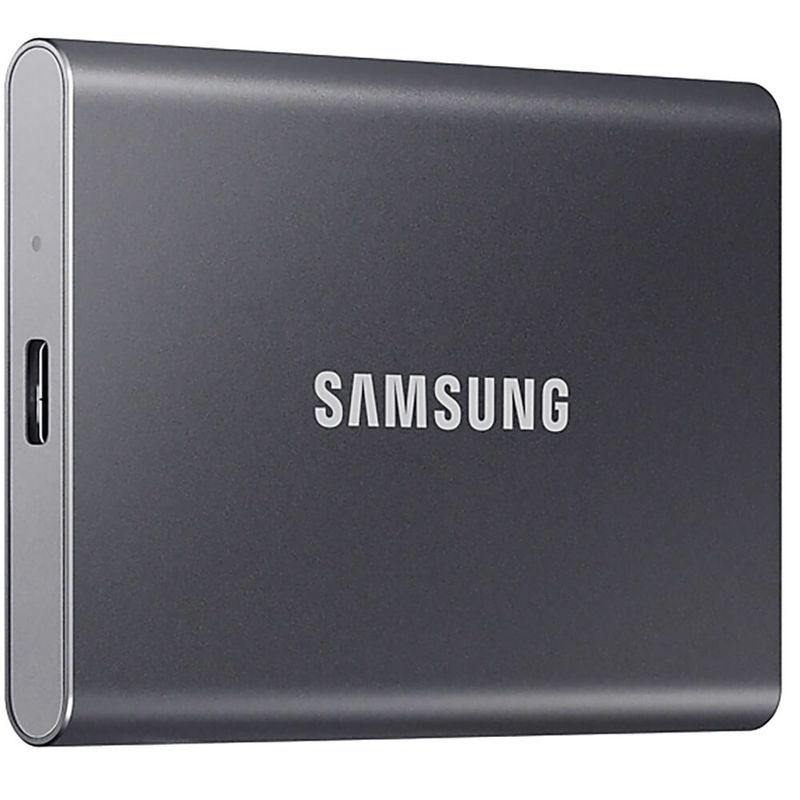 Samsung MUPC500TAM Portable 500GB T7 SSD - Titan Gray