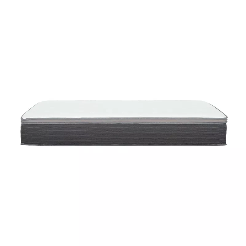 Equilibria 12 in. Medium Memory Foam & Pocket Spring Hybrid Euro Top Bed in a Box Mattress, King