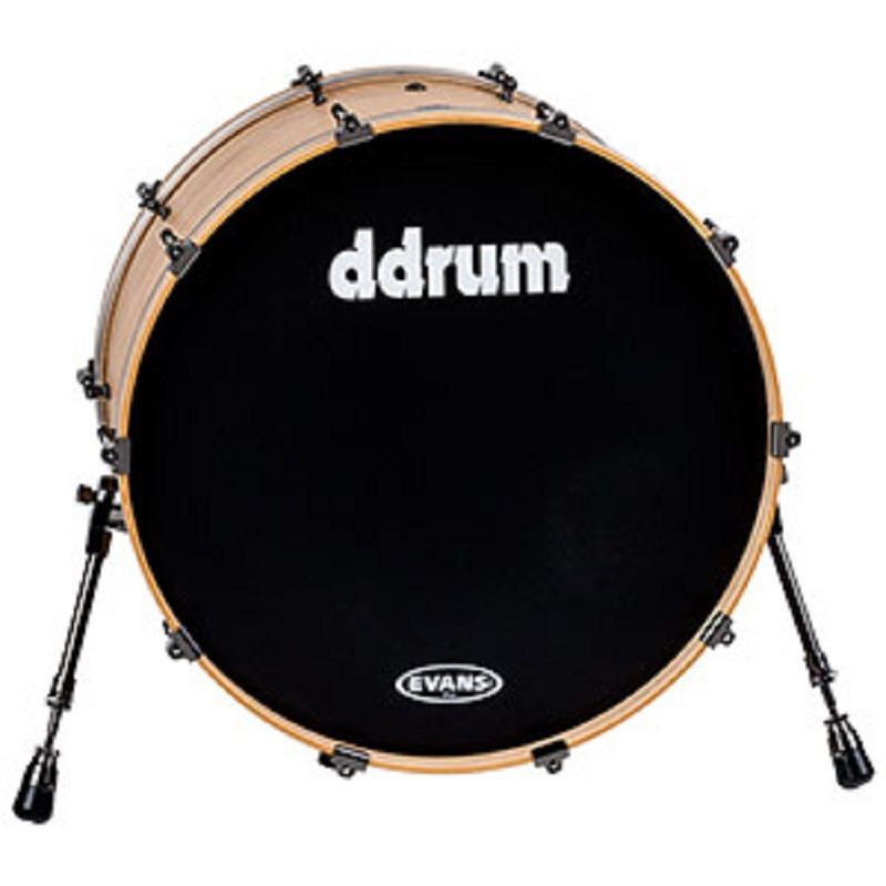 ddrum MAX 18x22 Bass Drum. Satin Natural