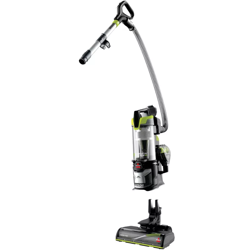 BISSELL - CleanView Allergen Lift-Off Pet Vacuum - Black/ Electric Green
