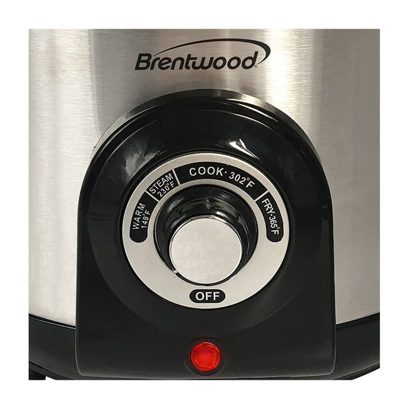 Brentwood 5.2 Quart Deep Fryer - Stainless Steel