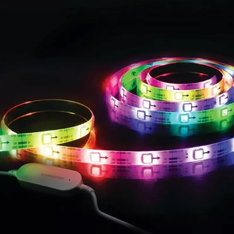 Monster 16.4ft Sound Reactive Smart Multi-Color Color Flow LED Light Strip