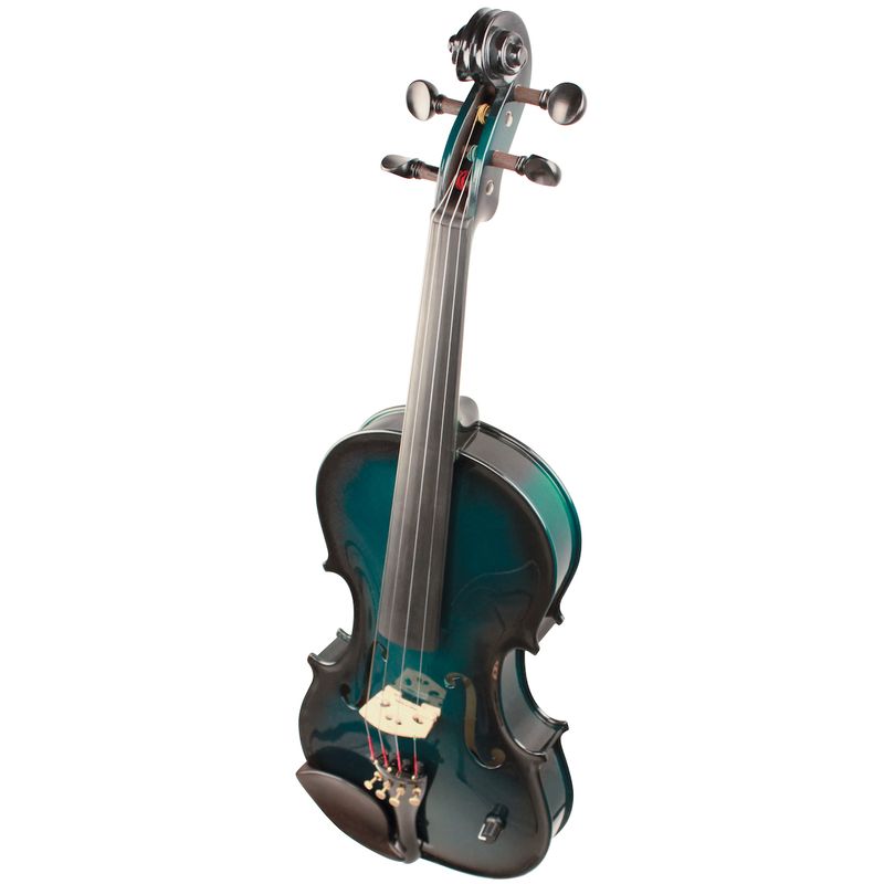 Barcus Berry BAR-AEG Vibrato AE Series Acoustic-Electric Violin. Metallic Green