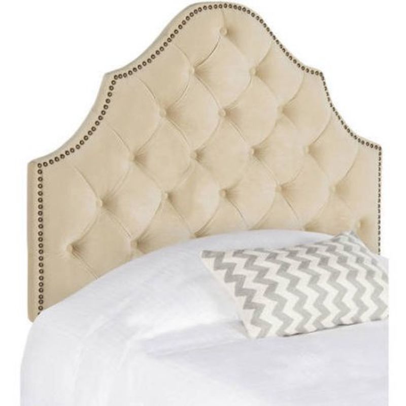Safavieh Arebelle Headboard with Nailheads, Available Multiple Colors and Sizes