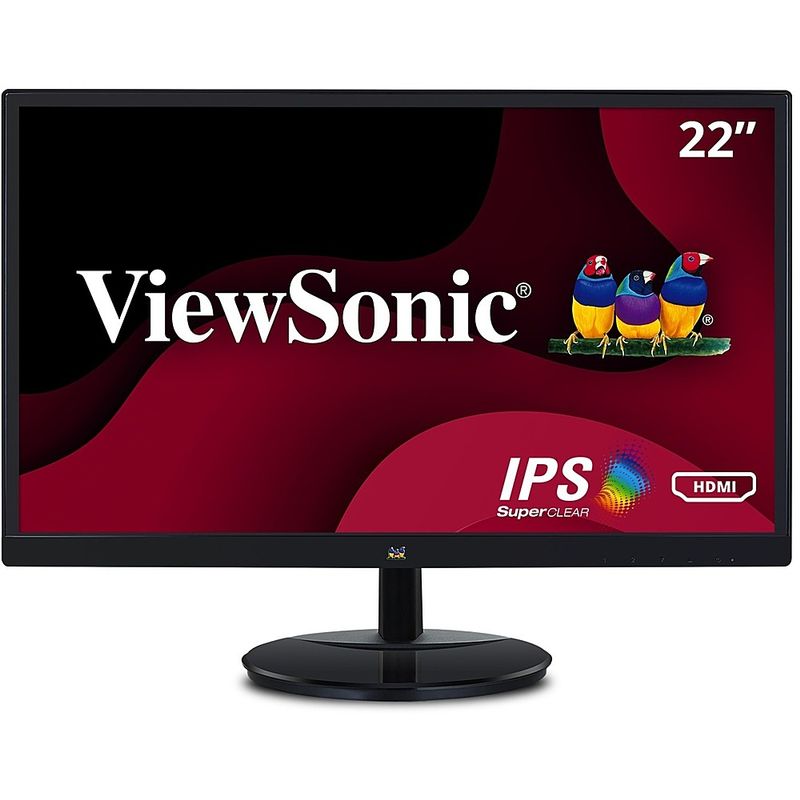 Front Zoom. ViewSonic - 21.5 LCD FHD Monitor (DisplayPort VGA, HDMI) - Black
