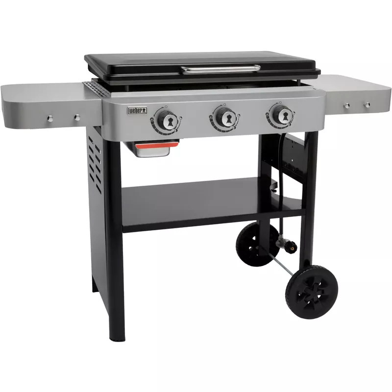 Weber - 28" Outdoor Gas Griddle - Black