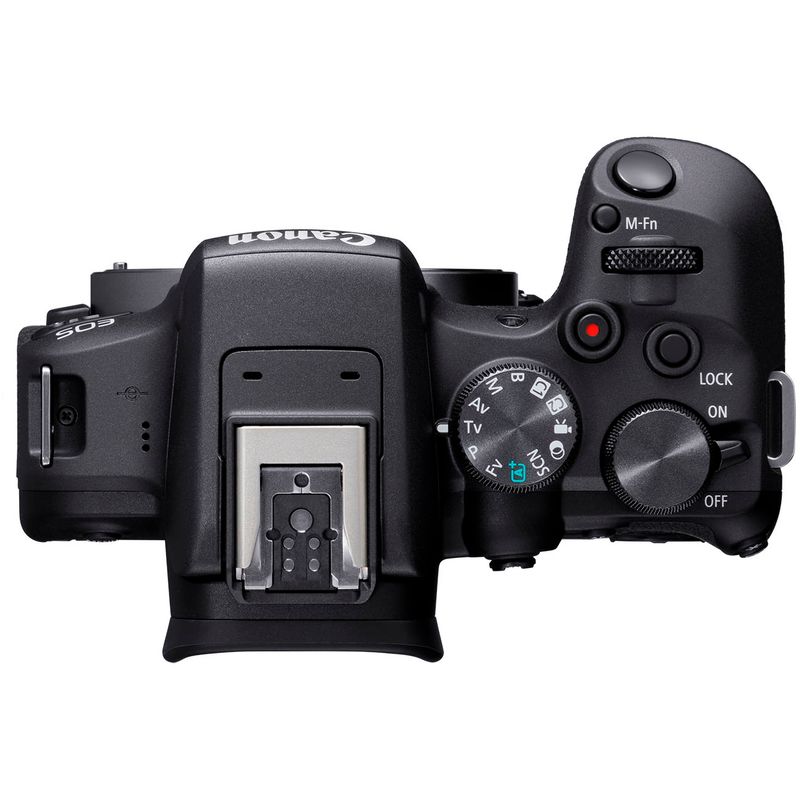 Top Zoom. Canon - EOS R10 Mirrorless Camera (Body Only) - Black