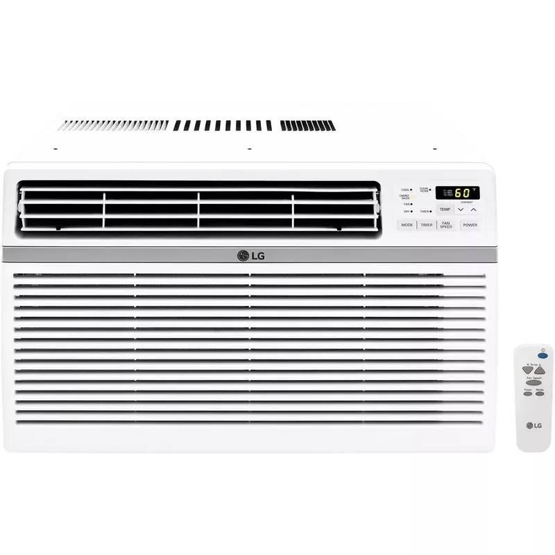 LG - 8,000 BTU 115V Window-Mounted Air Conditioner with Remote Control