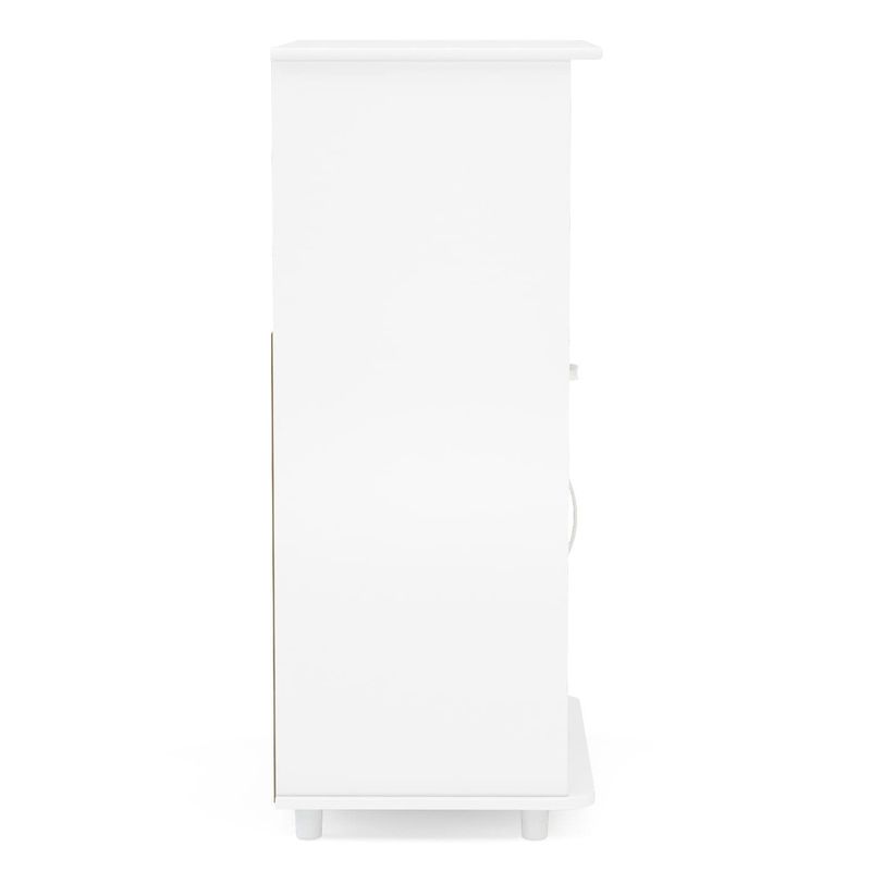 Boahaus White MDF Kitchen Storage Cabinet - White