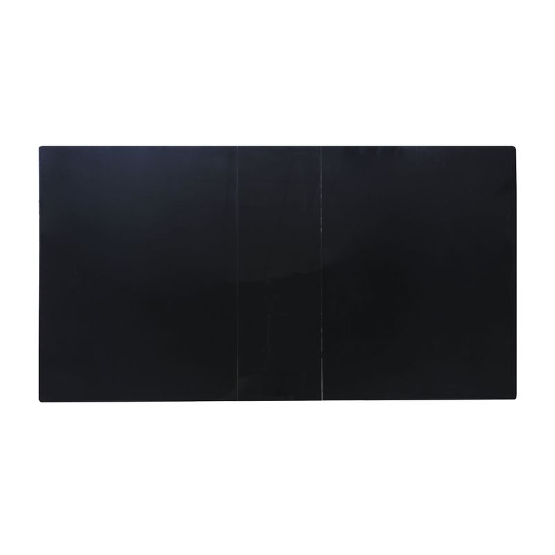 Strick & Bolton Ikemura Black 78-inch Expandable Dining Table - Chrome/Black
